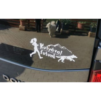 Kutyával futunk matrica