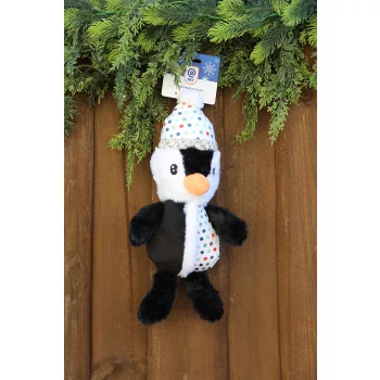 Karácsonyi pingvin plüss - 35 cm