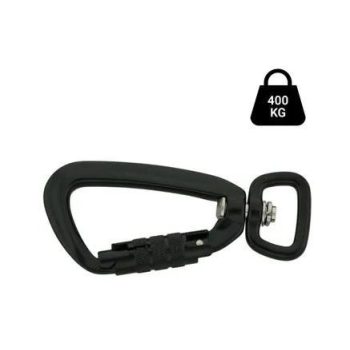 Aluminium forgó karabiner 86 mm - önzáró