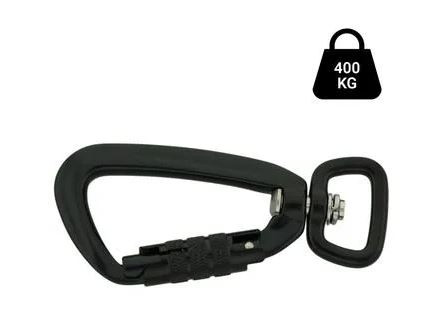 Aluminium forgó karabiner 86 mm - önzáró