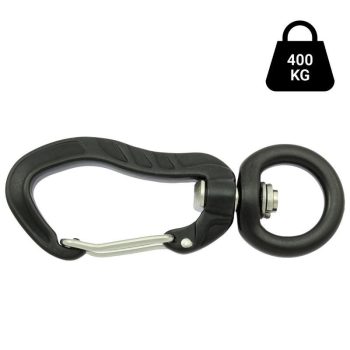 Aluminium forgó karabiner 75 mm