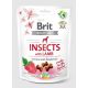 Brit Care Dog Crunchy Cracker Insects with Lamb and Raspberries - kiegészítő falatka az egészséges emésztés támogatásához (bárányhússal, málnával dúsítva)
