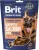 BRIT Premium by Nature Félnedves jutalomfalat kutyáknak Lazac kaporral 180 g