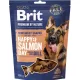 BRIT Premium by Nature Félnedves jutalomfalat kutyáknak Lazac kaporral 180 g