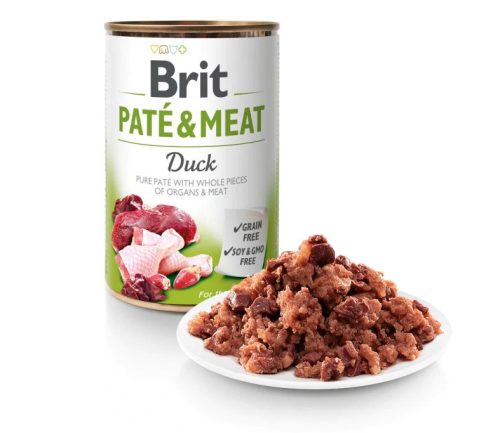 Brit PAté & Meat konzerv - KACSA 400 gramm