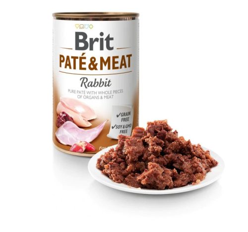 Brit PAté & Meat konzerv - NYÚL 400 gramm