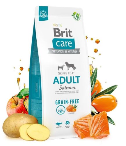 Brit Care Grain-Free Adult Salmon & Potato - Gabonamentes