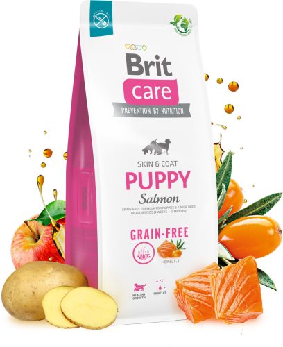 Brit Care Grain-Free Puppy Salmon & Potato  - Gabonamentes