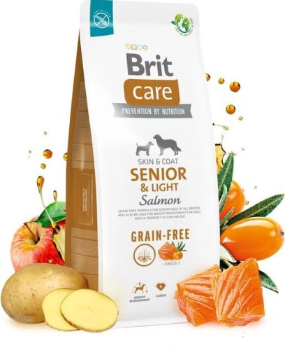 Brit Care Grain-Free Senior & Light Salmon & Potato - Gabonamentes