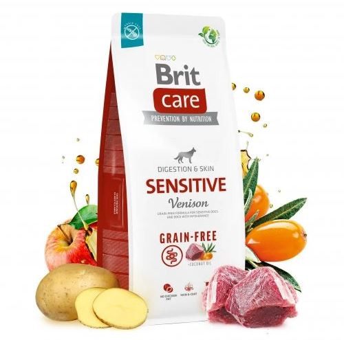 Brit Care Grain-Free Sensitive Venison & Potato  - Gabonamentes