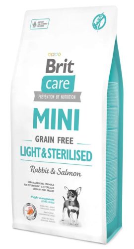 Brit Care MINI - LIGHT & STERILISED NYÚL & LAZAC
