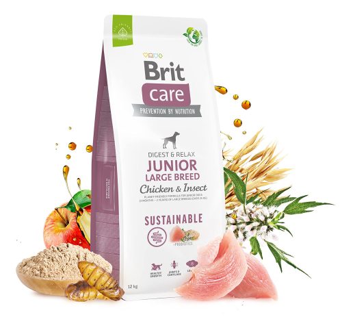 Brit Care JUNIOR - Large breed Chicken & Insect Sustainable - Fenntartható