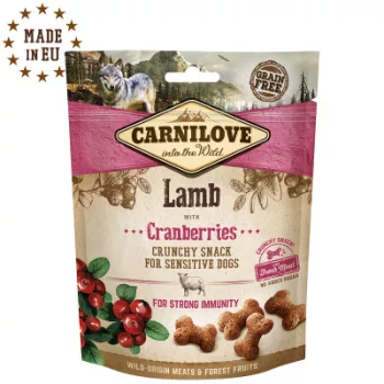 Carnilove Crunchy Snack bárány & vörösáfonya - 200g