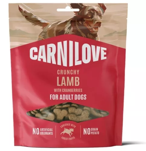 Carnilove Dog Crunchy Snack Lamb With Cranberries - Bárány Tőzegáfonyával 200g