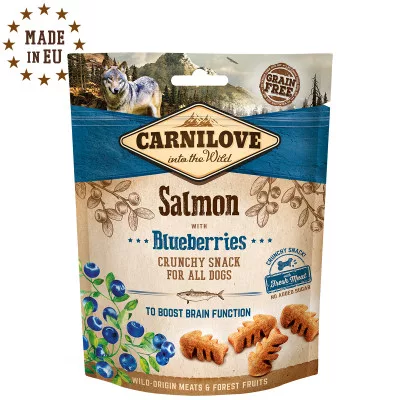 Carnilove Crunchy Snack lazac & áfonya - 200g