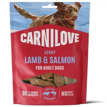 Carnilove Dog Jerky Lamb & Salmon - Bárány és Lazac 100g