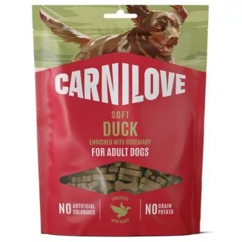   Carnilove Dog Soft Snack Duck Enriched With Rosemary - Kacsa Rozmaringgal 200g