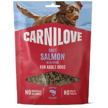   Carnilove Dog Soft Snack Salmon With Thyme - Lazac Kakukkfűvel kistestű kutyáknak 200g