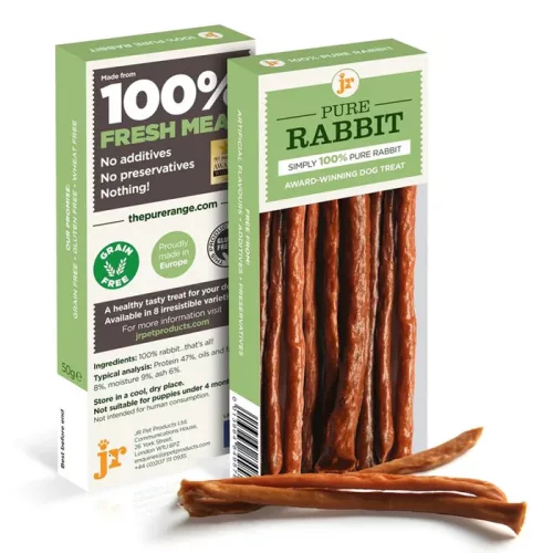 100% nyúlhús stick 50 g, JR Pet Products