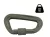 Aluminium csavaros karabiner 80mm