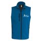 Kutyával futunk logózott férfi softshell mellény 