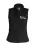 Kutyával futunk logózott női softshell mellény - Fekete