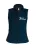 Kutyával futunk logózott női softshell mellény - Navy