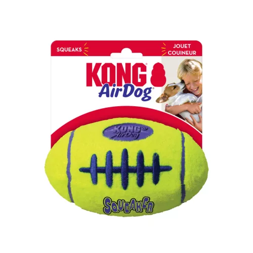 KONG Airdog Squeaker rögbilabda L