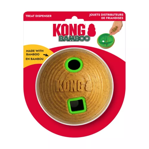 KONG Bamboo Feeder Ball - jutalomfalat-adagoló labda