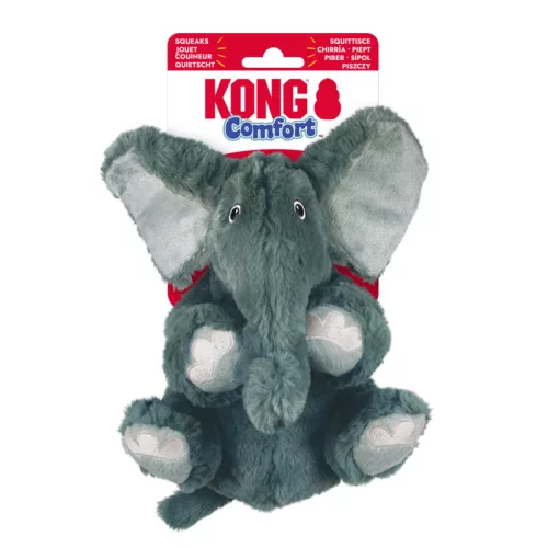 KONG Comfort Kiddos Elephant S - elefánt plüssjáték