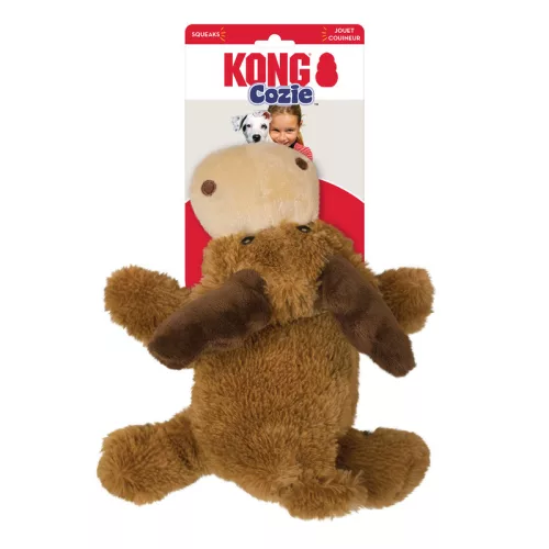 KONG Cozie Marvin Moose - Rénszarvas formájú csipogós plüssjáték