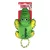 KONG Cozie Tuggz Alligator - aligátor formájú csipogós plüssjáték