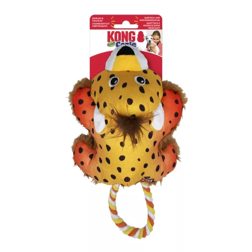 KONG Cozie Tuggz Cheetah - Csimpánz formájú csipogós plüssjáték