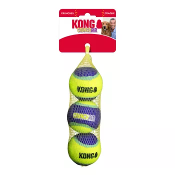   KONG CrunchAir Balls M ropogó hangot adó labdák 3-as csomag
