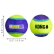 KONG CrunchAir Balls M ropogó hangot adó labdák 3-as csomag