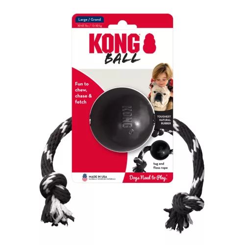 KONG Extreme Ball L köteles labda