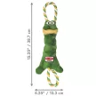 KONG Knots Tugger Frog - béka köteles plüssjáték