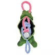 KONG Knots Tugger Frog - béka köteles plüssjáték
