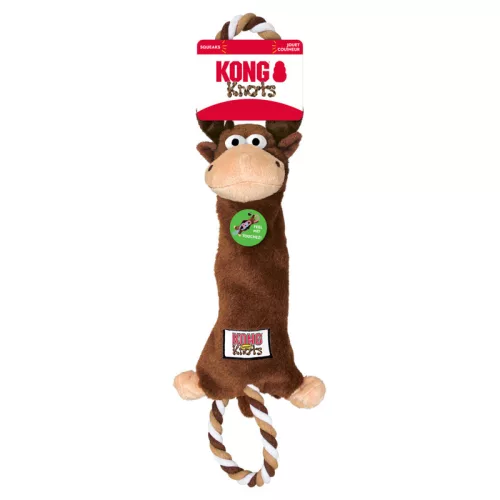 KONG Knots Tugger Moose - rénszarvas köteles plüssjáték