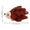 KONG Layerz Forage Hedgehog - tölthető süni plüssjáték