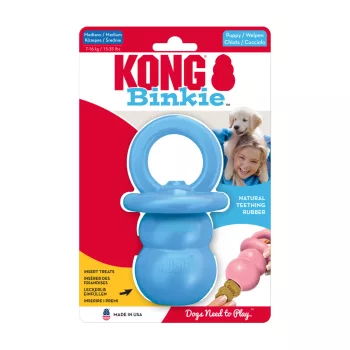 KONG Puppy Binkie M cumi formájú rágójáték