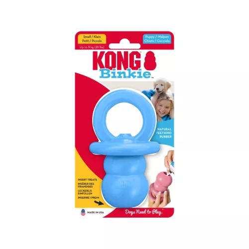 KONG Puppy Binkie S cumi formájú rágójáték