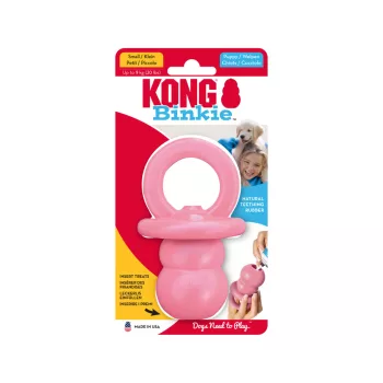 KONG Puppy Binkie S cumi formájú rágójáték