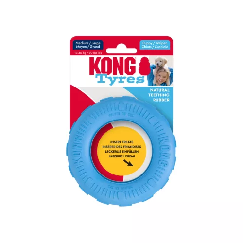 KONG Puppy Tyre M/L abroncs formájú rágójáték