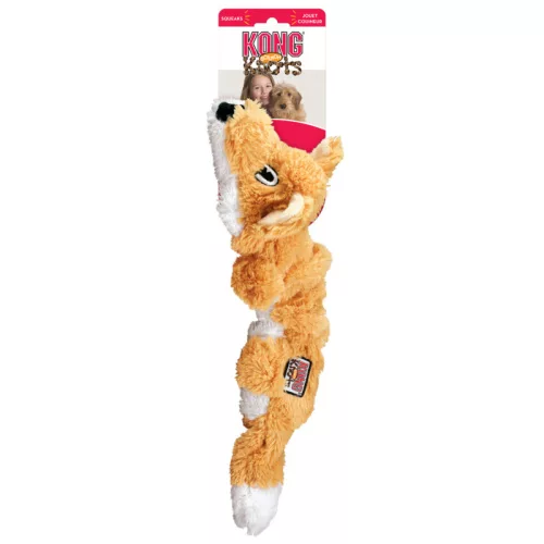 KONG Scrunch Knots Fox - Róka köteles plüssjáték