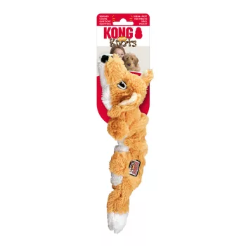 KONG Scrunch Knots Fox - Róka köteles plüssjáték