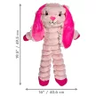 KONG Shakers Crumples Bunny XL - 50cm nyuszi plüssjáték