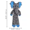 KONG Shakers Crumples Elephant XL - 50cm elefánt plüssjáték