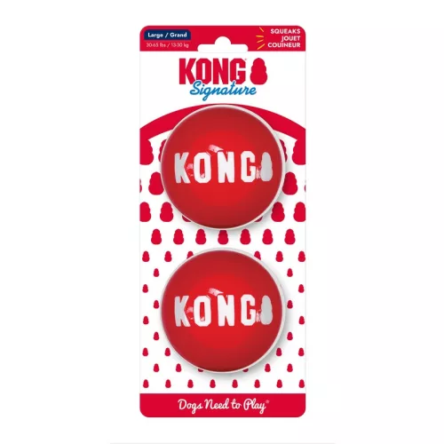 KONG Signature Ball L 2-es csomag