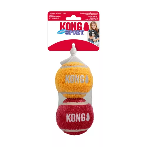 KONG Sport Softies Balls L teniszlabda plüss borítással 2-es csomag